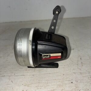 VINTAGE JOHNSON Spirit 445 SPIN CAST REEL GRAPHITE and ALUMINUM Working